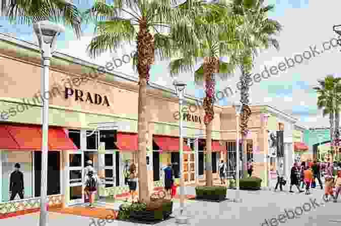 Couple Shopping At An Outlet Mall In Florida Wintering In Florida: A German Couple In America