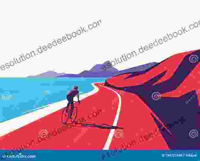 Cyclist Riding Along The Loop Road With Sweeping Ocean Views Biking Mount Desert Island: Pocket Guide