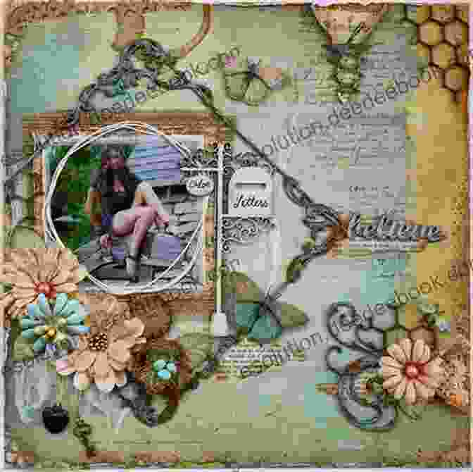 Image Of A Scrapbook Page Embellished With Ribbons Ribbon Craft Projects: Tutorials To Try At Home