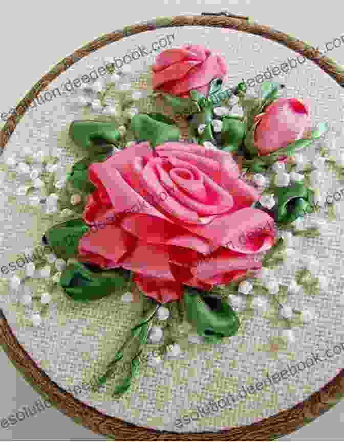 Image Of Embroidered Ribbon Flowers Ribbon Craft Projects: Tutorials To Try At Home