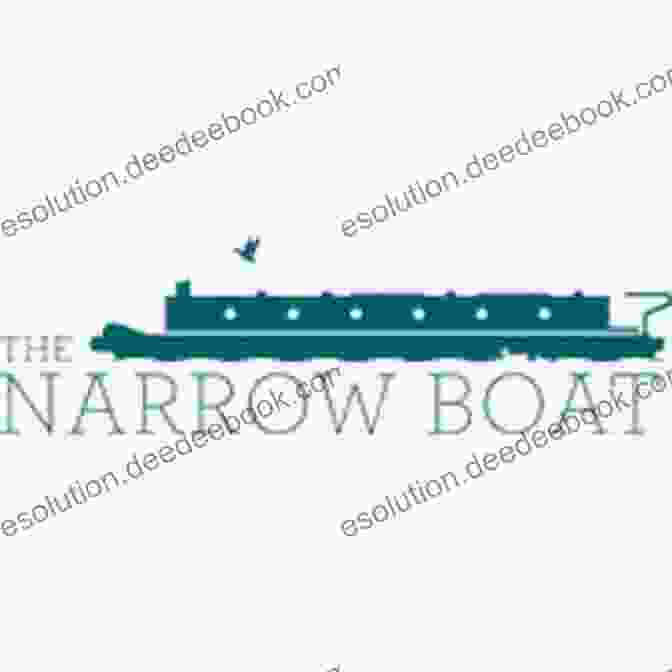 Journey North Logo, Featuring A Narrowboat On A Winding Canal Narrowboat Dreams: A Journey North By England S Waterways