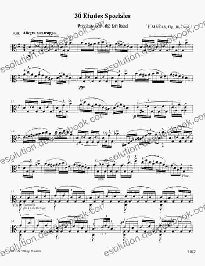 Mazas Thirty Etudes Speciales Op 36 For Viola Solos Sheet Music Transcribed By Howard Boatwright Mazas Thirty Etudes Speciales Op 36 For Viola Solos Sheet Music Transcribed By Pagels