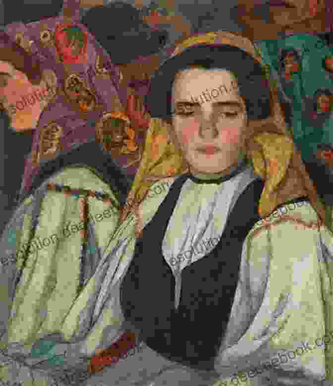 Portrait By Ion Theodorescu Sion Of A Contemplative Woman 77 Color Paintings Of Ion Theodorescu Sion Romanian Post Impressionist Painter (January 2 1882 March 31 1939)