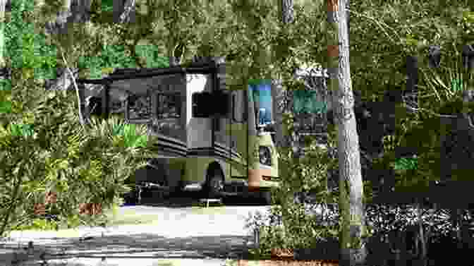 RV Parked At An RV Park In Florida Wintering In Florida: A German Couple In America