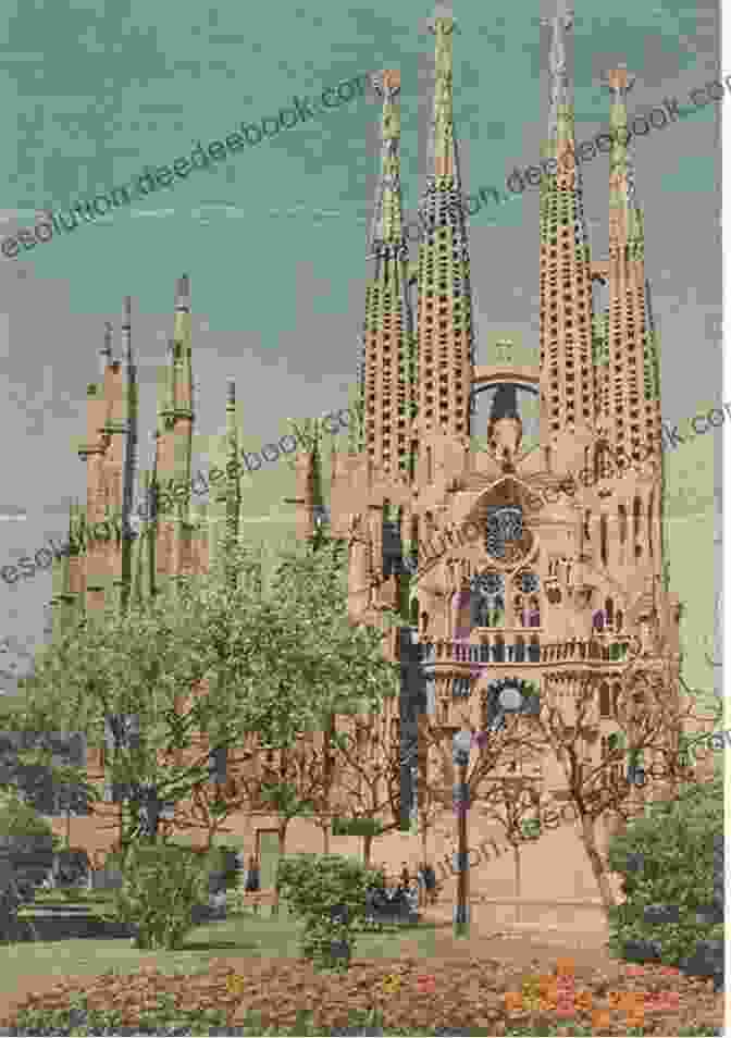 Vintage Postcard Of The Sagrada Familia, Barcelona Postcards: A Visual Escape Through Barcelona