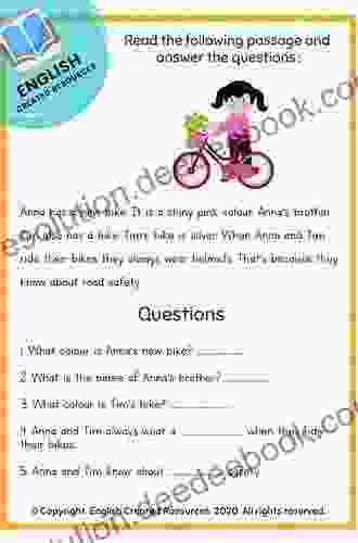 English Comprehension Activity For Ages 5 6 (Year 1)